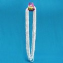 Bead Necklace Wholesale - White